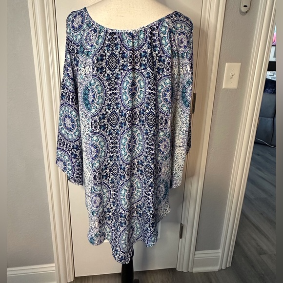 Navy/Multi Tunic - Picture 2 of 5
